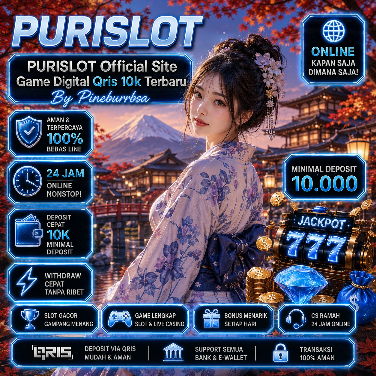 PURISLOT 🎮 Official Site Game Digital Qris 10k Terbaru By Pineburrbsa